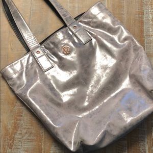 Lululemon Metallic workout bag
